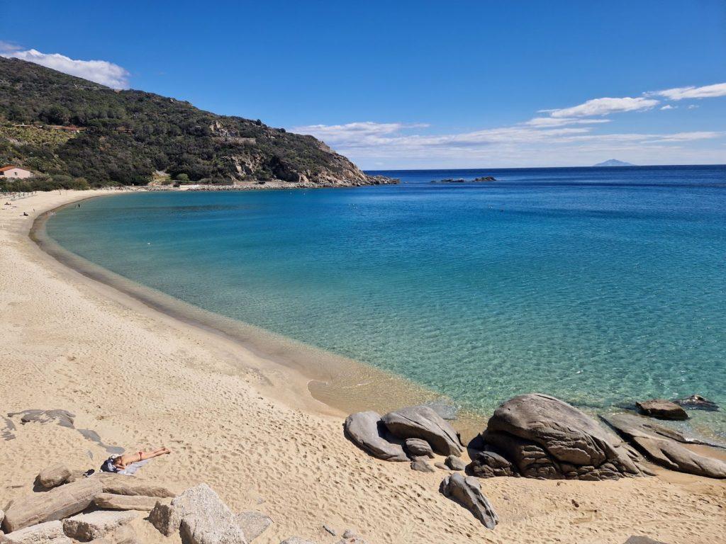 La spiaggia di Casa Rosa di Cavoli - Isola d'Elba